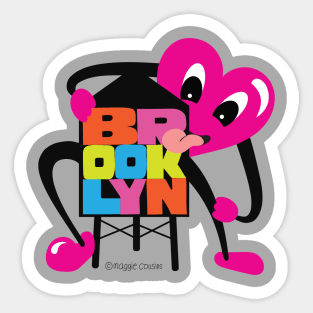 Licking Brooklyn Sticker